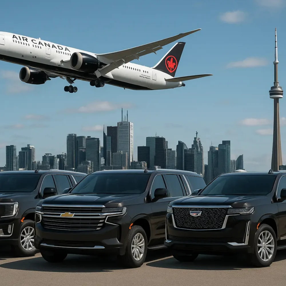 Premium executive fleet with Toronto skyline